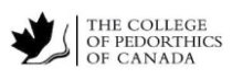 The College of Pedorthics of Canada